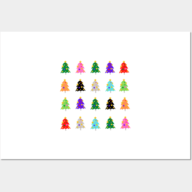 Christmas Tree Forest Wall Art by RAndG